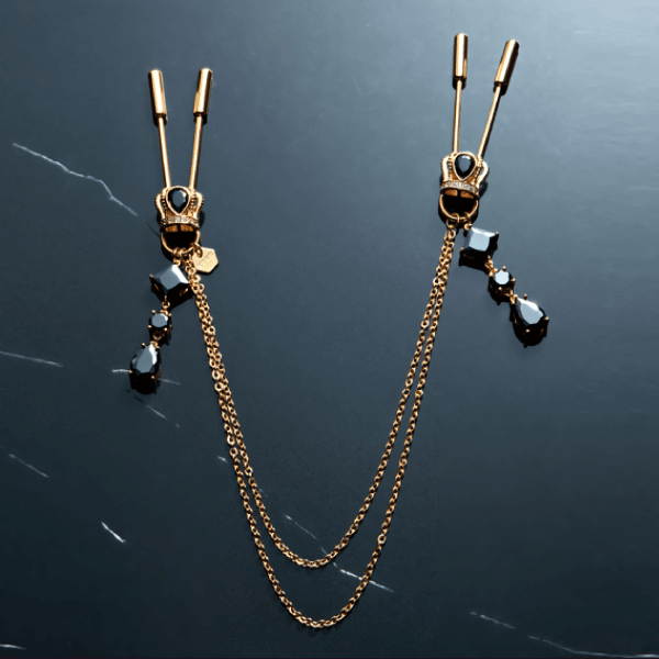 업코 왕관 체인 니플 클램프 상품 이미지