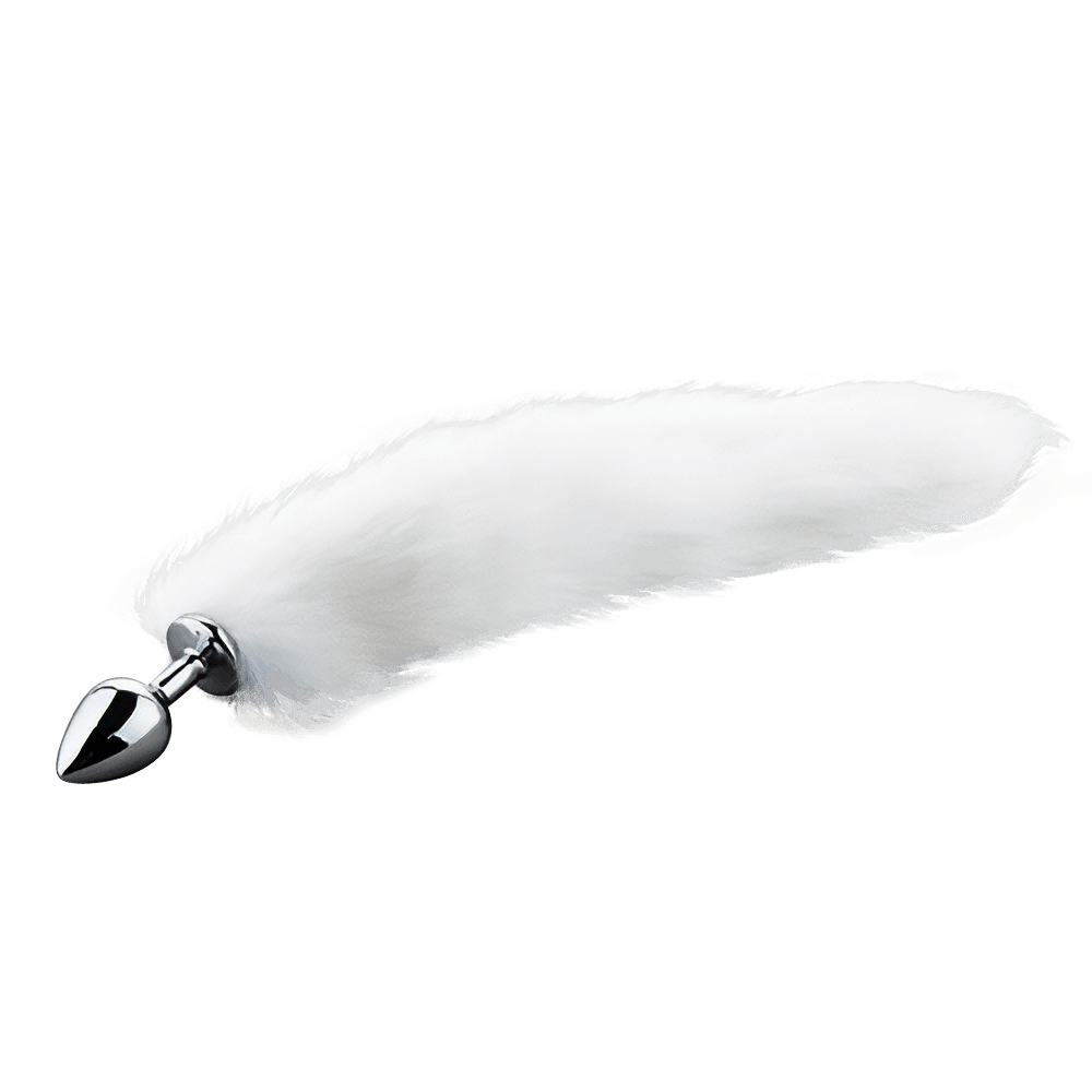 레드컨테이너 여우털 메탈 애널 플러그 S