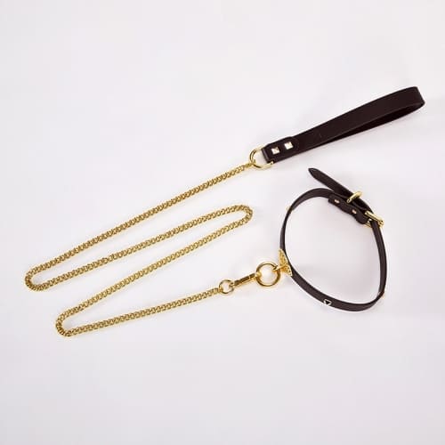 잘로 초커&목줄 세트