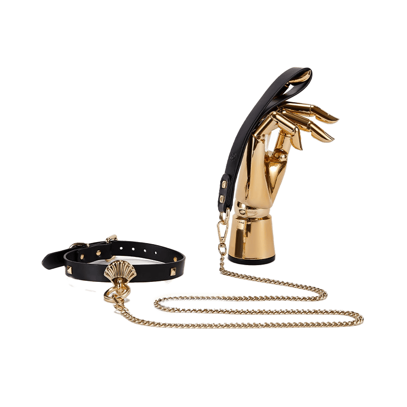 잘로 초커&목줄 세트